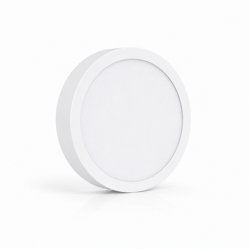 LED Deckenleuchte 12W Ø140mm | 3CCT 3000K/4000K/6000K | 24mm flach | 90W Ersatz | Rund | Weiß | Nicht dimmbar