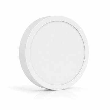 LED Deckenleuchte 18W Ø192mm | 3CCT 3000K/4000K/6000K | 24mm flach | 130W Ersatz | Rund | Weiß | Nicht dimmbar