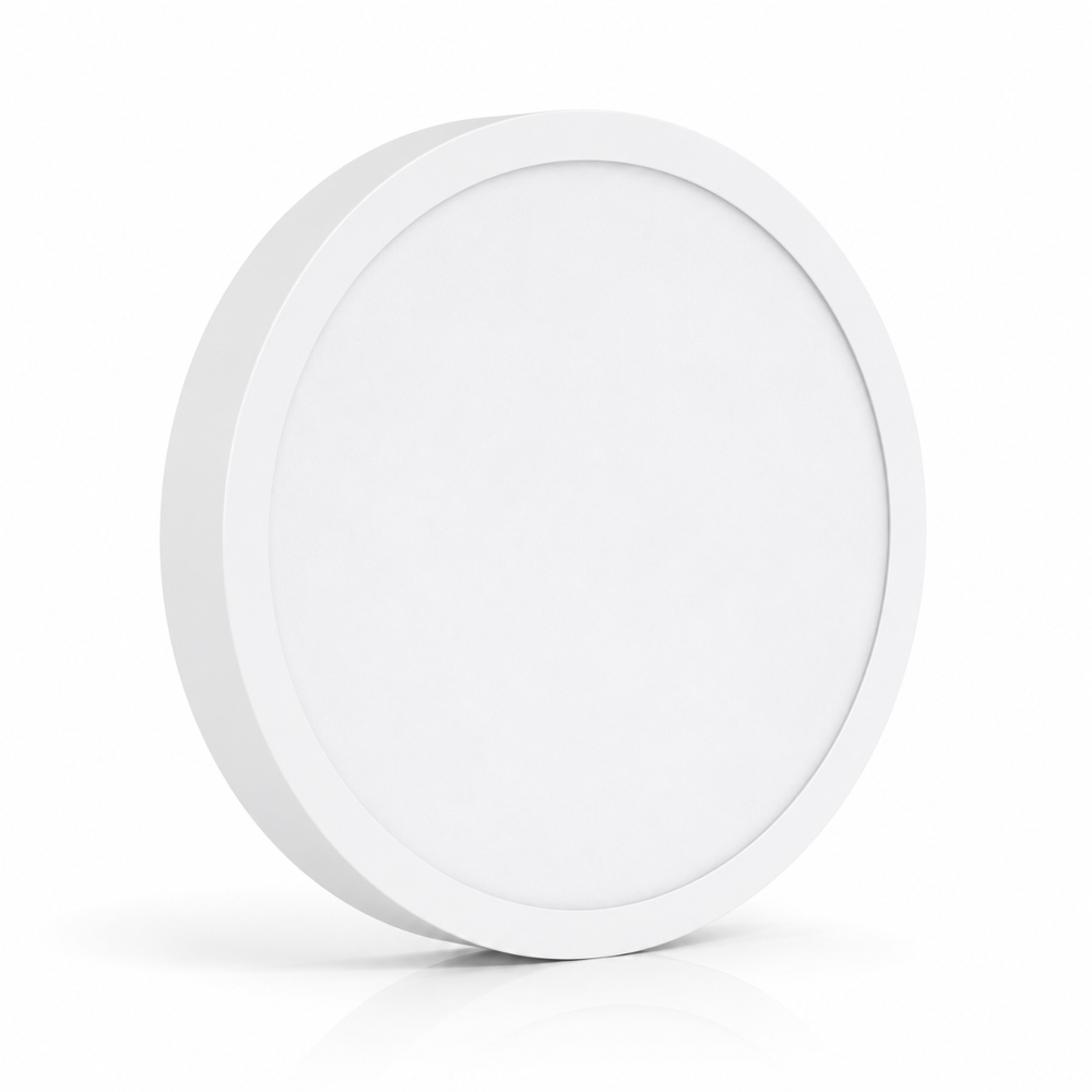 LED Deckenleuchte 24W Ø270mm | 3CCT 3000K/4000K/6000K | 24mm flach | 170W Ersatz | Rund | Weiß | Nicht dimmbar