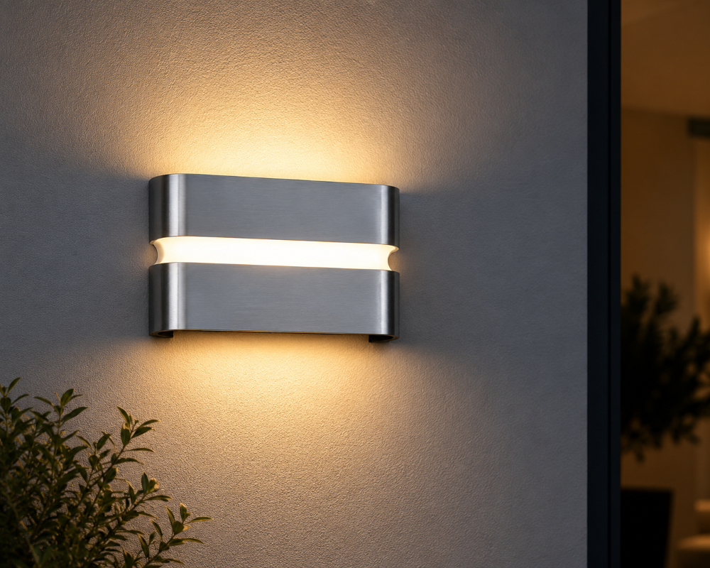 LED Wandlampe Linea 24W 2150 Lumen IP54 Aluminium Außenleuchte 3000K Warmweiß