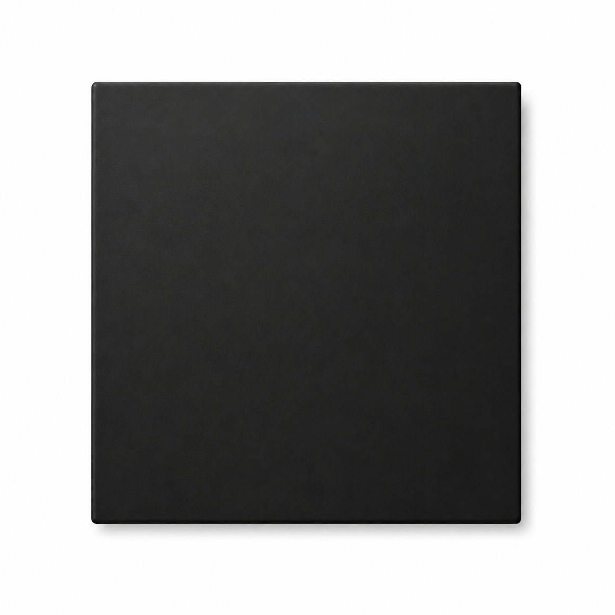 Blindabdeckung Schwarz – Moderne Unterputz Abdeckplatte im minimalistischen Design