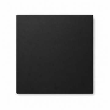Blindabdeckung Schwarz – Moderne Unterputz Abdeckplatte im minimalistischen Design