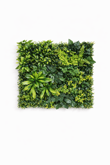 Jungle Dekohecke 50x50 cm – Künstliche Pflanzenmatte UV-beständig