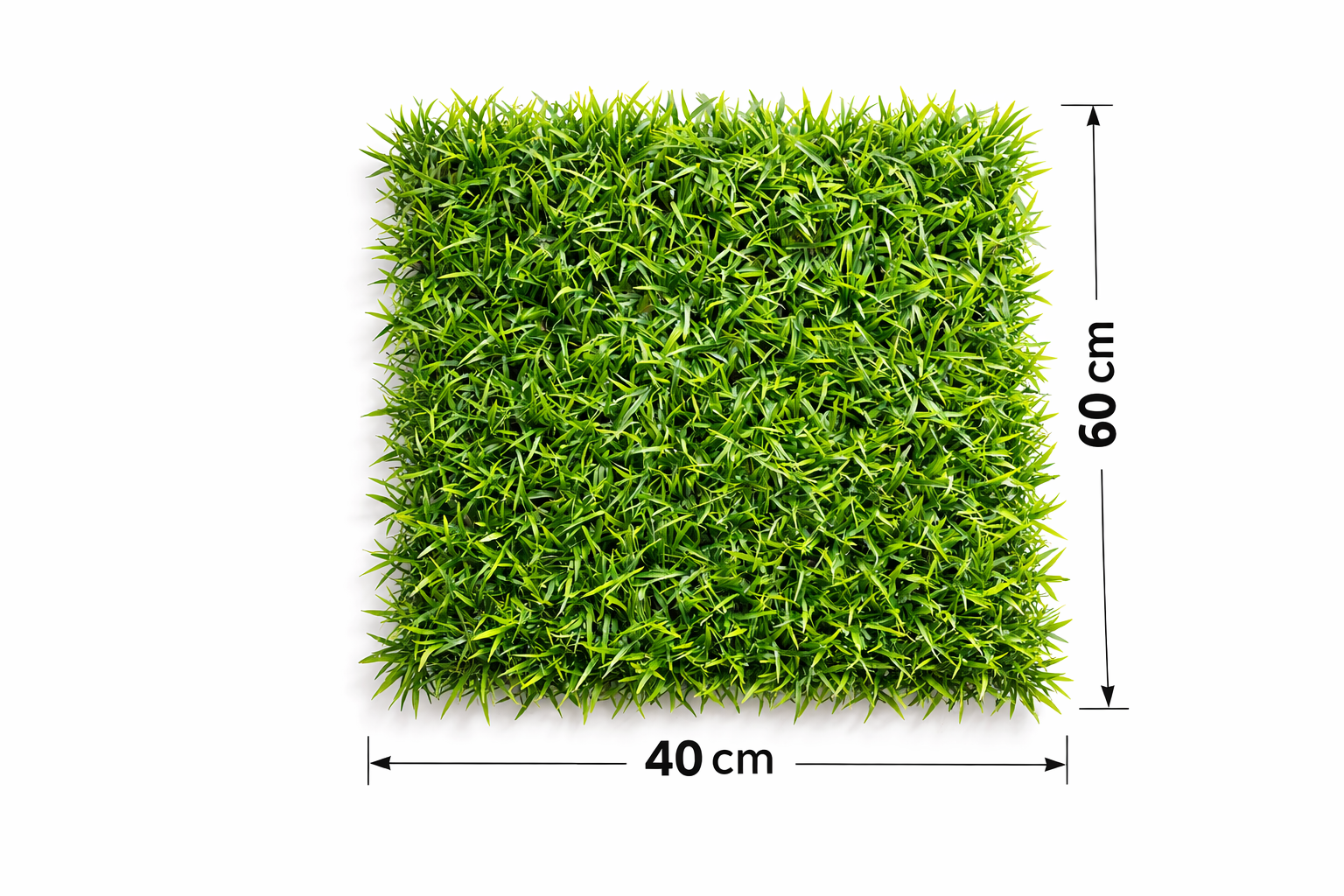 Bambus Dekohecke 40x60 cm – Künstliche Pflanzenmatte UV-beständig