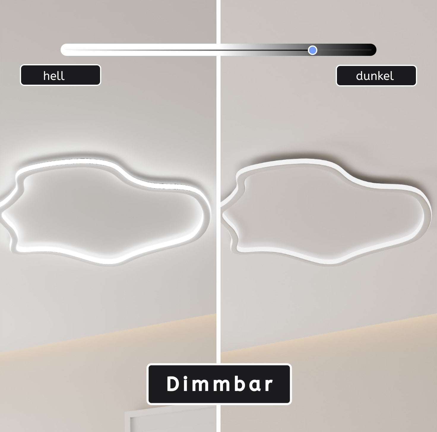 LED Deckenleuchte organische Form – AMOEBA LM429