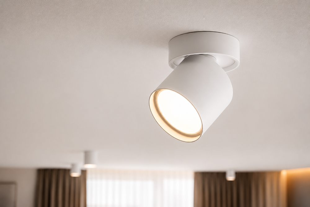 GX53 LED Aufbauspot Weiß | Schwenkbare Deckenleuchte | 3 Lichtfarben | Dimmbar | Moderner Deckenstrahler