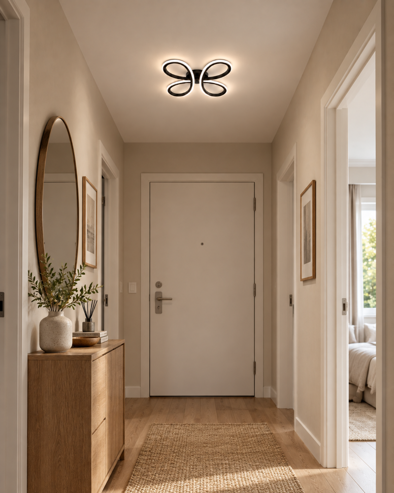 LED-Deckenleuchte Butterfly – modernes Design, 20 W, 4000 K Neutralweiß