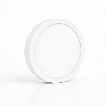 LED Deckenleuchte 12W Ø140mm | 3CCT 3000K/4000K/6000K | 24mm flach | 90W Ersatz | Rund | Weiß | Nicht dimmbar