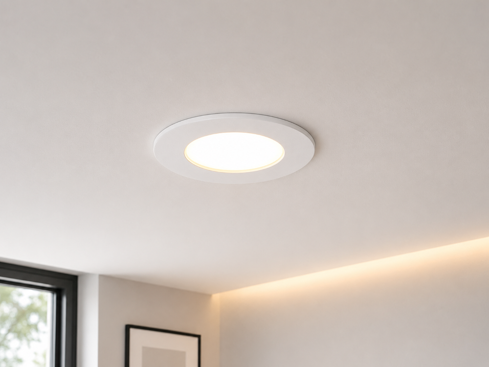 LED Einbaupanel 3W Weiß – 270 Lumen – 230V Direktanschluss – CCT 3000K/4000K/6000K – Ultra Flach