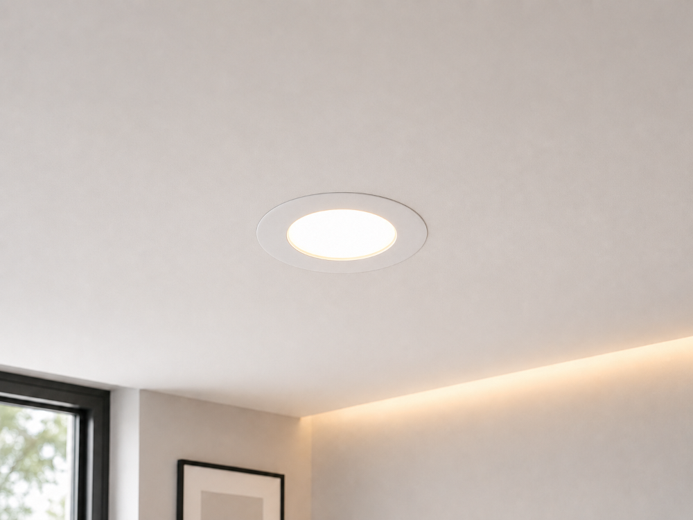 LED Einbaupanel 3W Weiß – 270 Lumen – 230V Direktanschluss – CCT 3000K/4000K/6000K – Ultra Flach