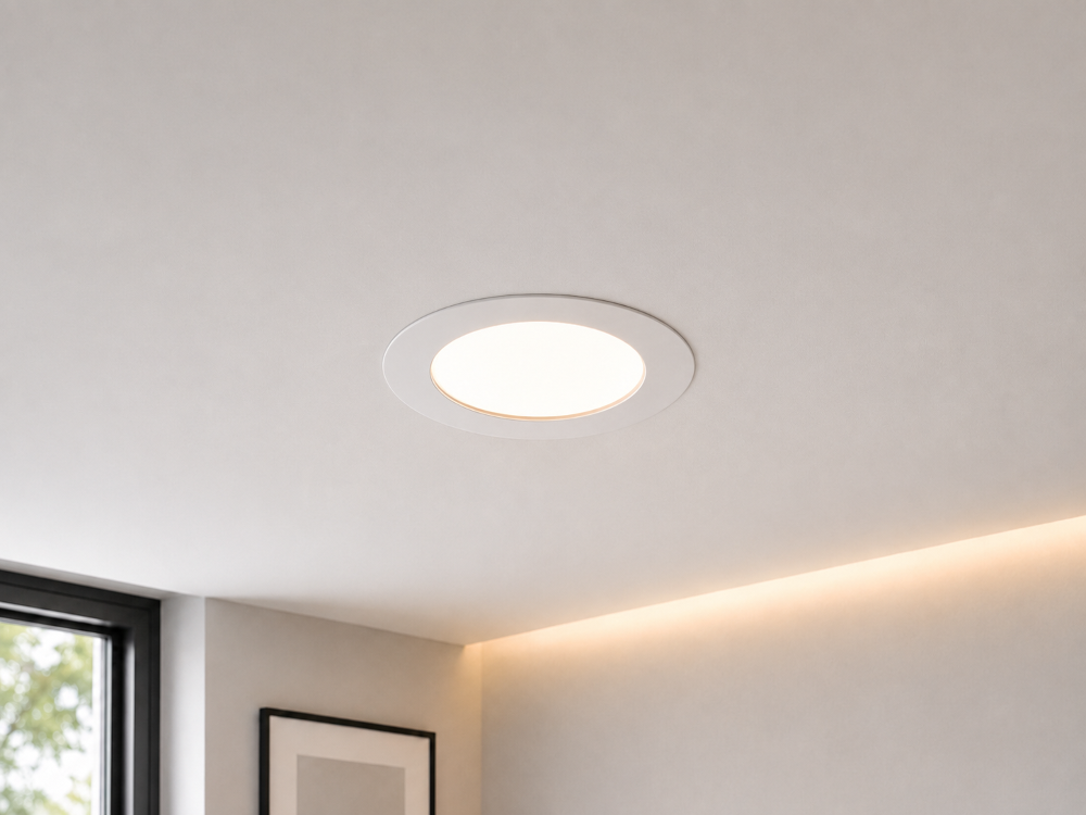 LED Einbaupanel 6W Weiß – 500 Lumen – 230V Direktanschluss – CCT 3000K/4000K/6000K – Ultra Flach
