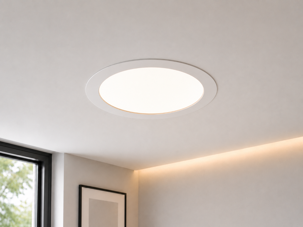 LED Einbaupanel 12W Weiß – 1480 Lumen – 230V Direktanschluss – CCT 3000K/4000K/6000K – Ultra Flach