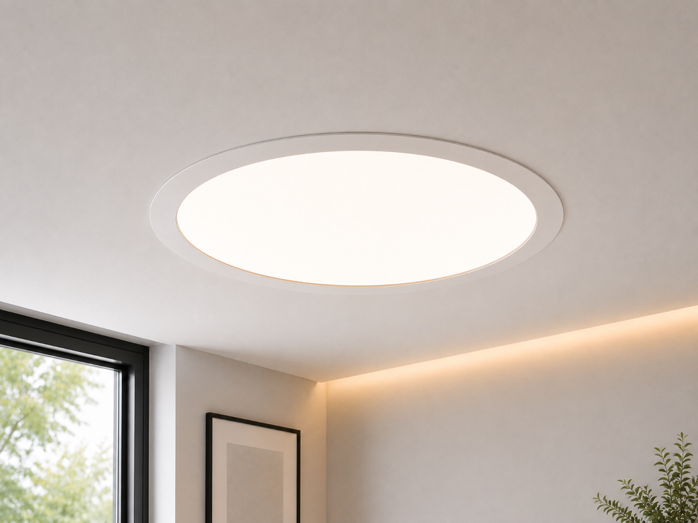 LED Einbaupanel 18W Weiß – 2070 Lumen – 230V Direktanschluss – CCT 3000K/4000K/6000K – Ultra Flach