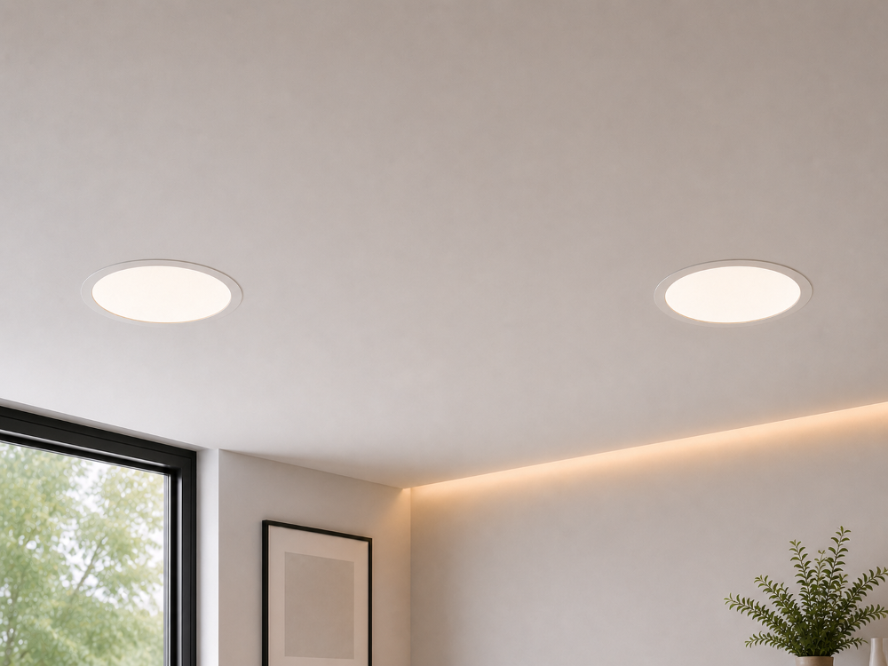 LED Einbaupanel 18W Weiß – 2070 Lumen – 230V Direktanschluss – CCT 3000K/4000K/6000K – Ultra Flach