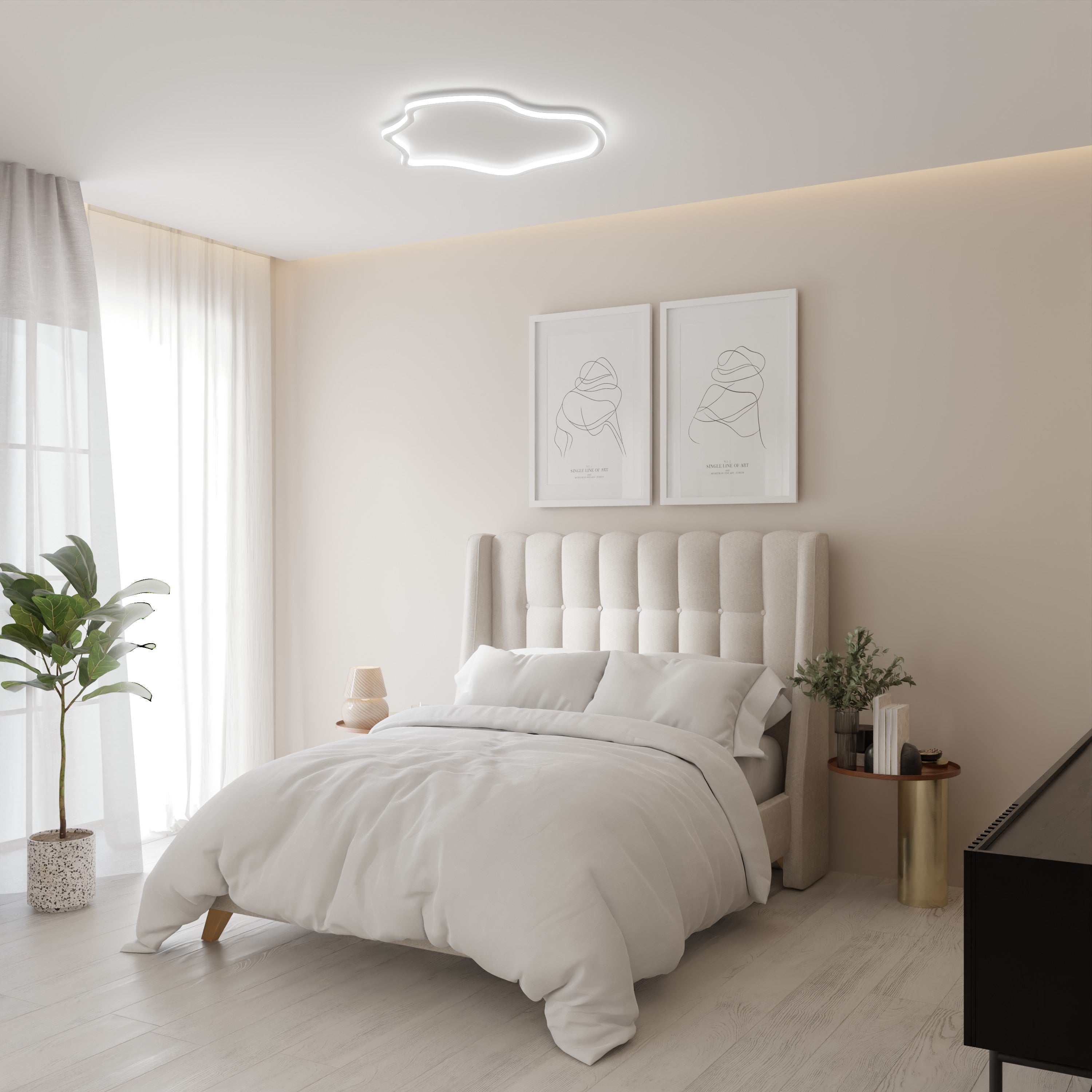 LED Deckenleuchte organische Form – AMOEBA LM429