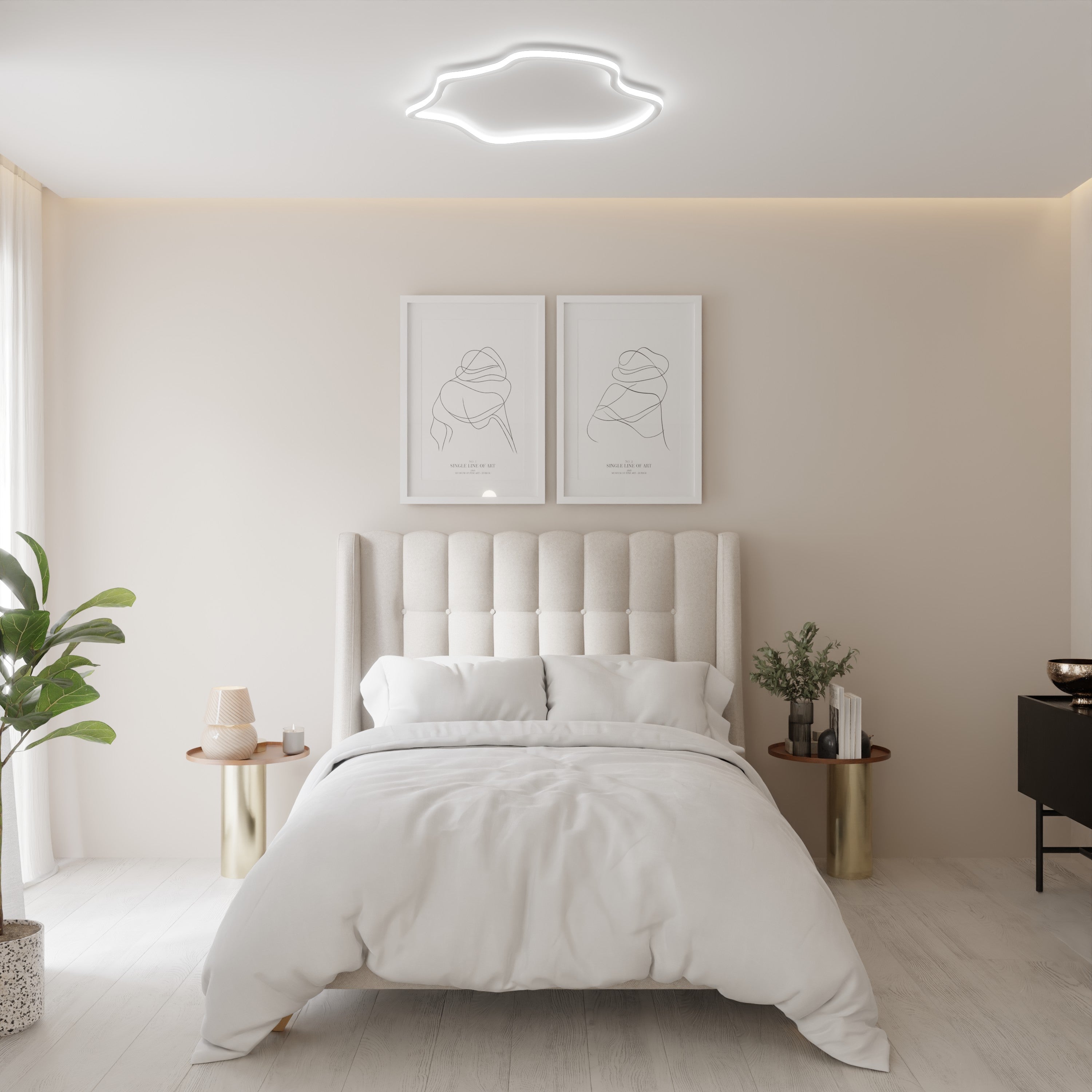 LED Deckenleuchte organische Form – AMOEBA LM429