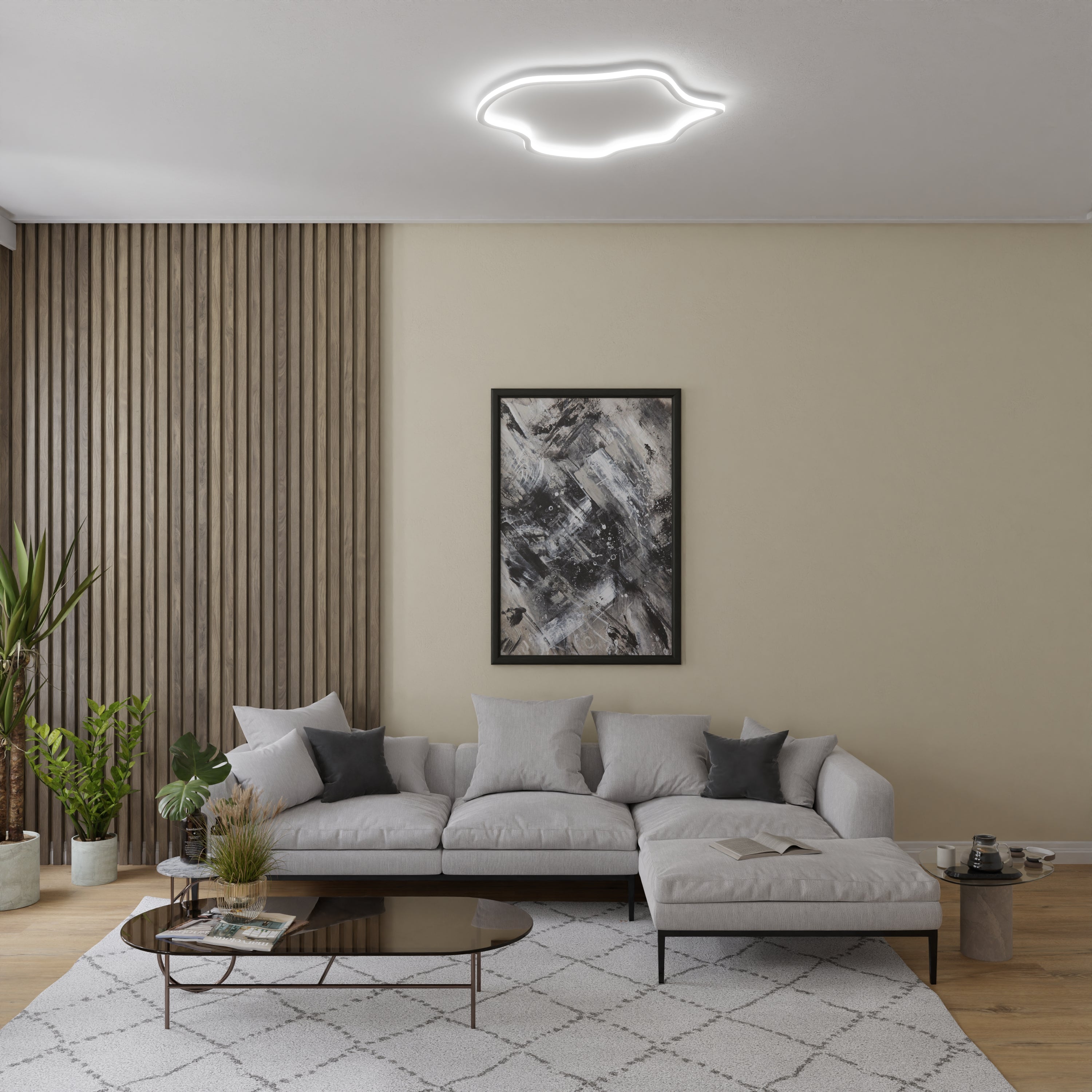LED Deckenleuchte organische Form – AMOEBA LM429