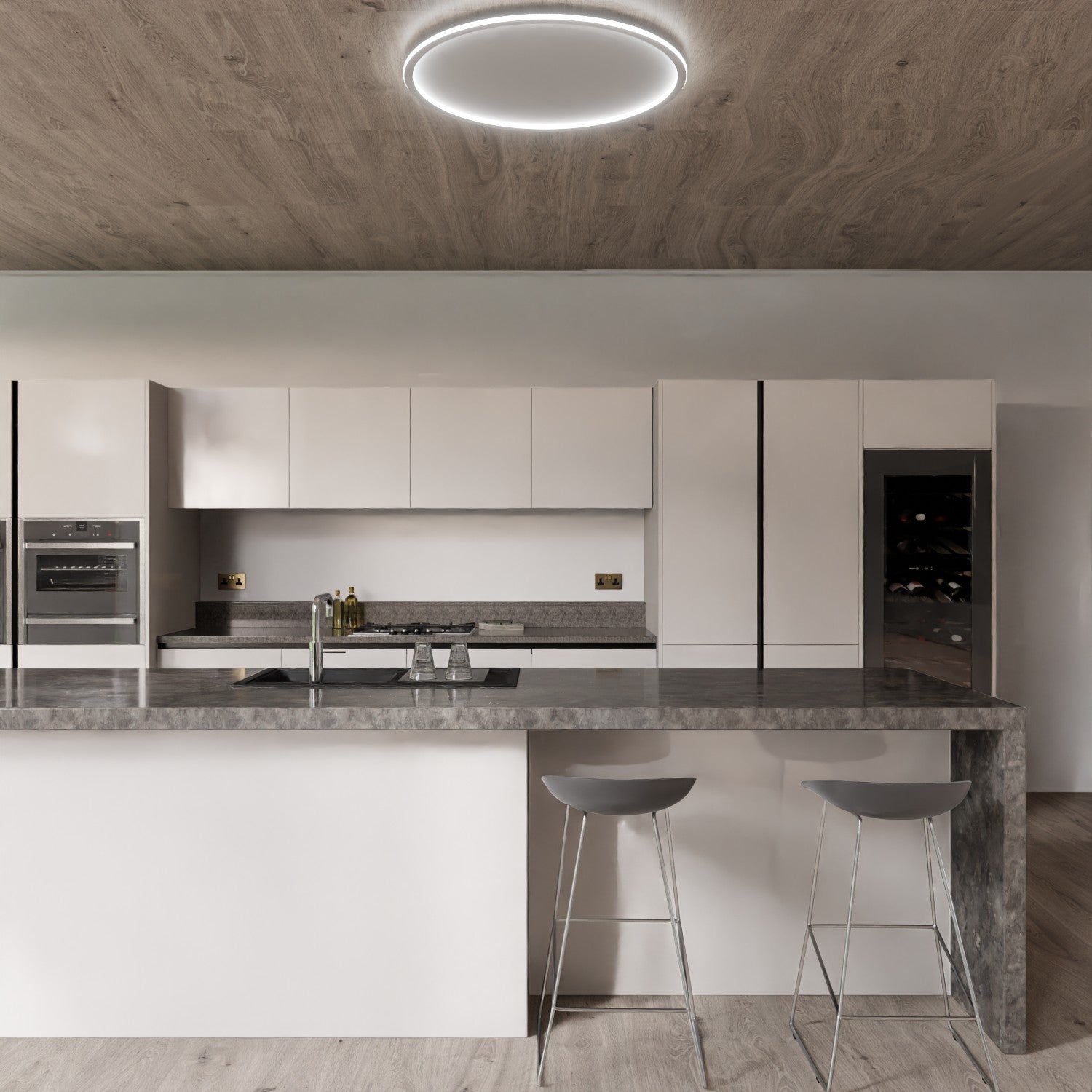 Runde LED Deckenleuchte – LUNARING LM5808