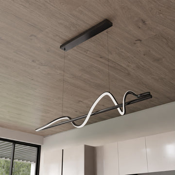 LED Pendelleuchte Wellenlinie – WAVELINE LM6107-120-B