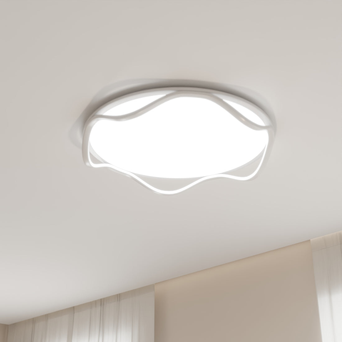 LED Deckenleuchte wellenförmig – LUMOWAVE LM6205-56-W