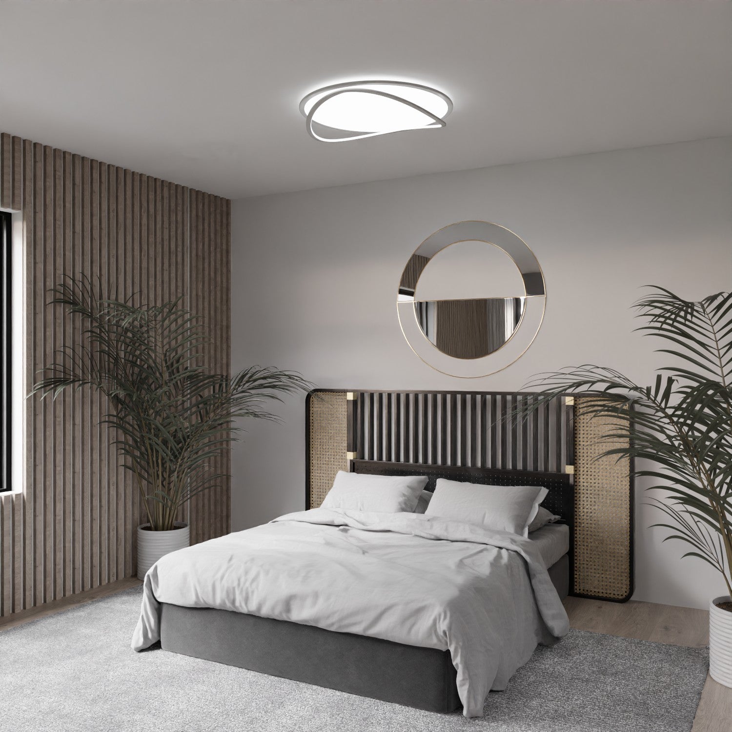 LED Deckenleuchte oval – VELALUXE LM6206-54-W