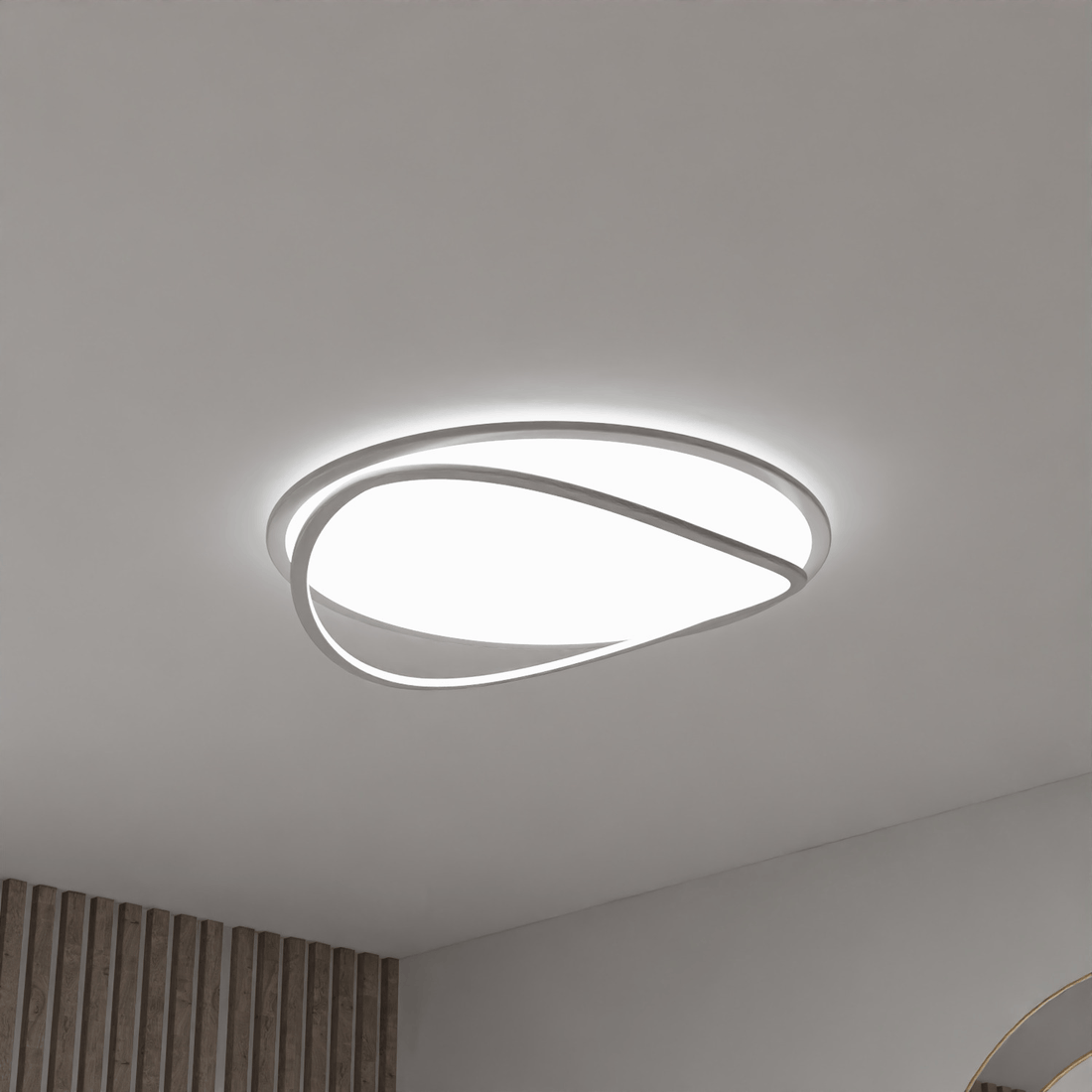 LED Deckenleuchte oval – VELALUXE LM6206-54-W