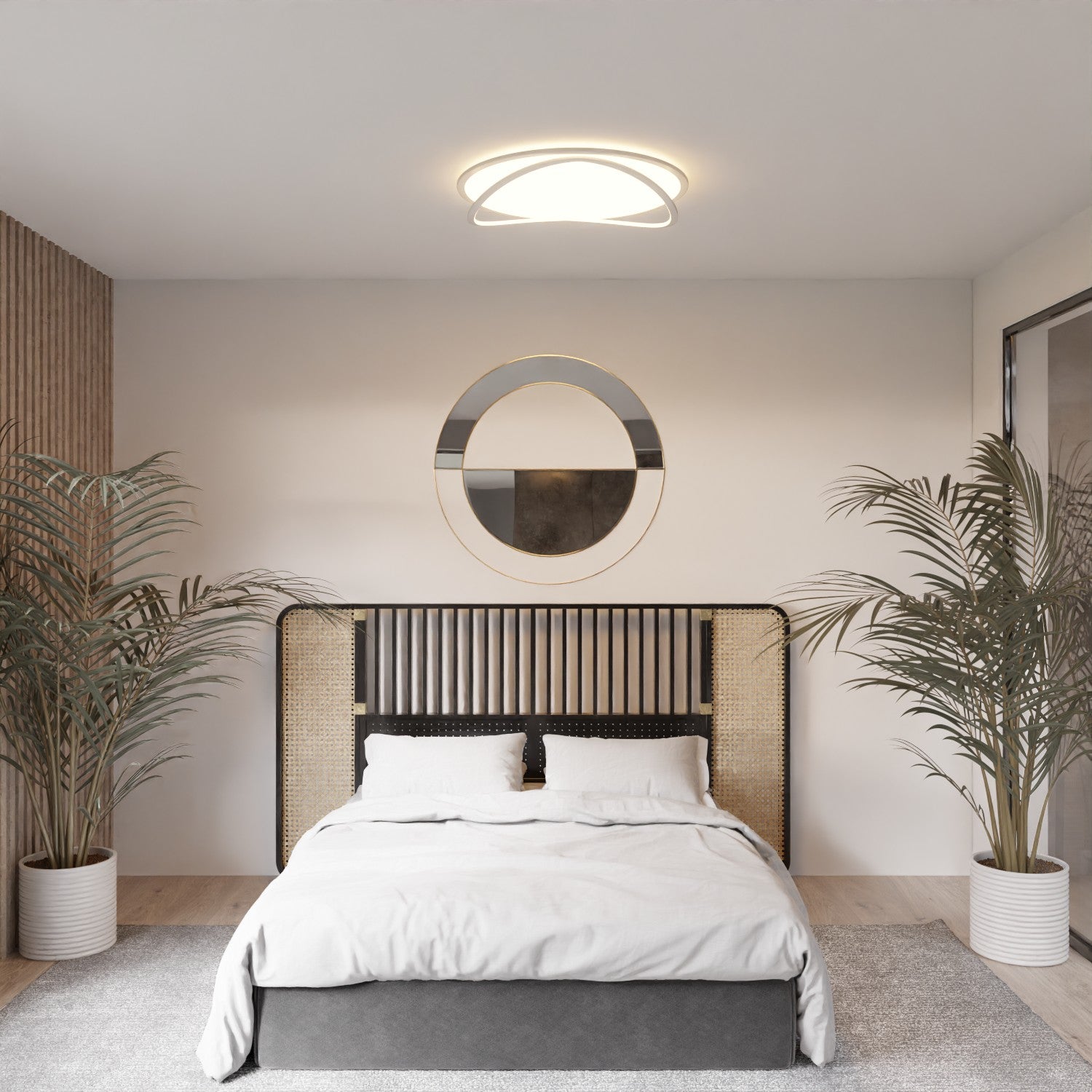 LED Deckenleuchte oval – VELALUXE LM6206-54-W