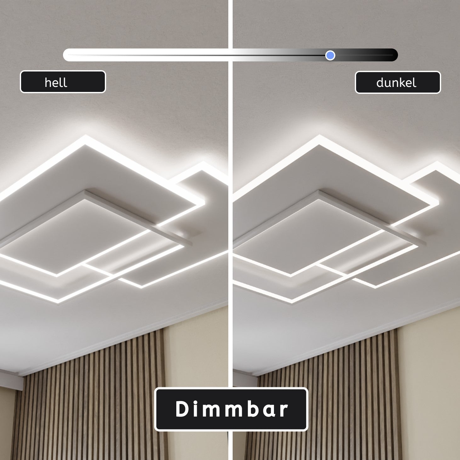 LED Deckenleuchte quadratisch – LUMOSQUARE LM5937
