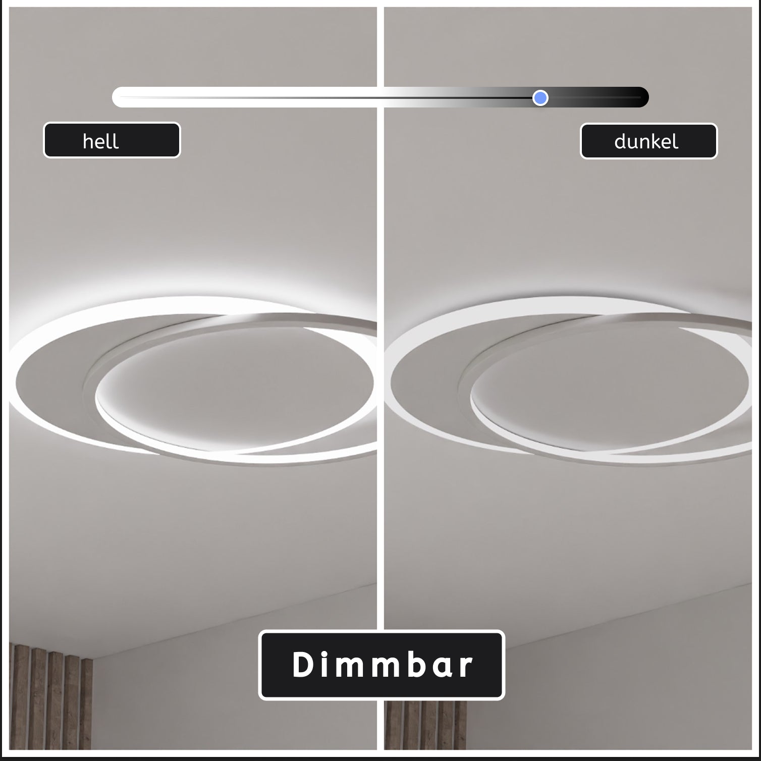 LED Deckenleuchte mit Ringen – LUNA CIRCLES LM5930