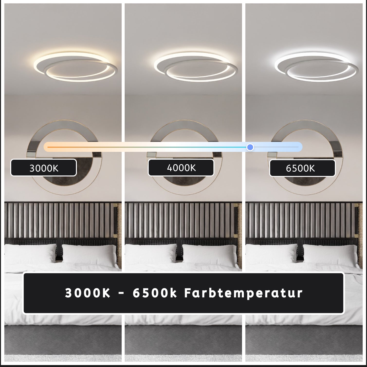 LED Deckenleuchte mit Ringen – LUNA CIRCLES LM5930