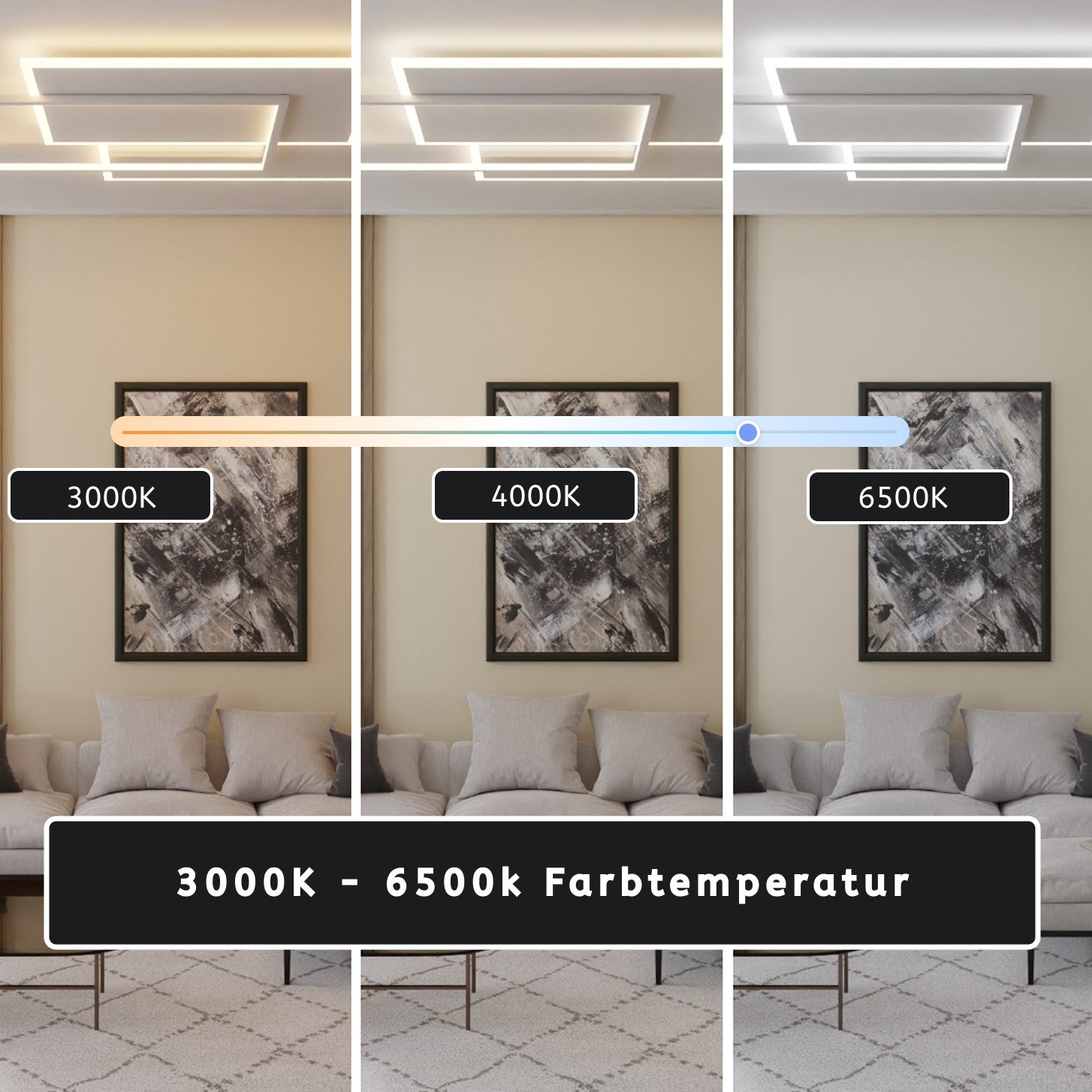 LED Deckenleuchte quadratisch – LUMOSQUARE LM5937