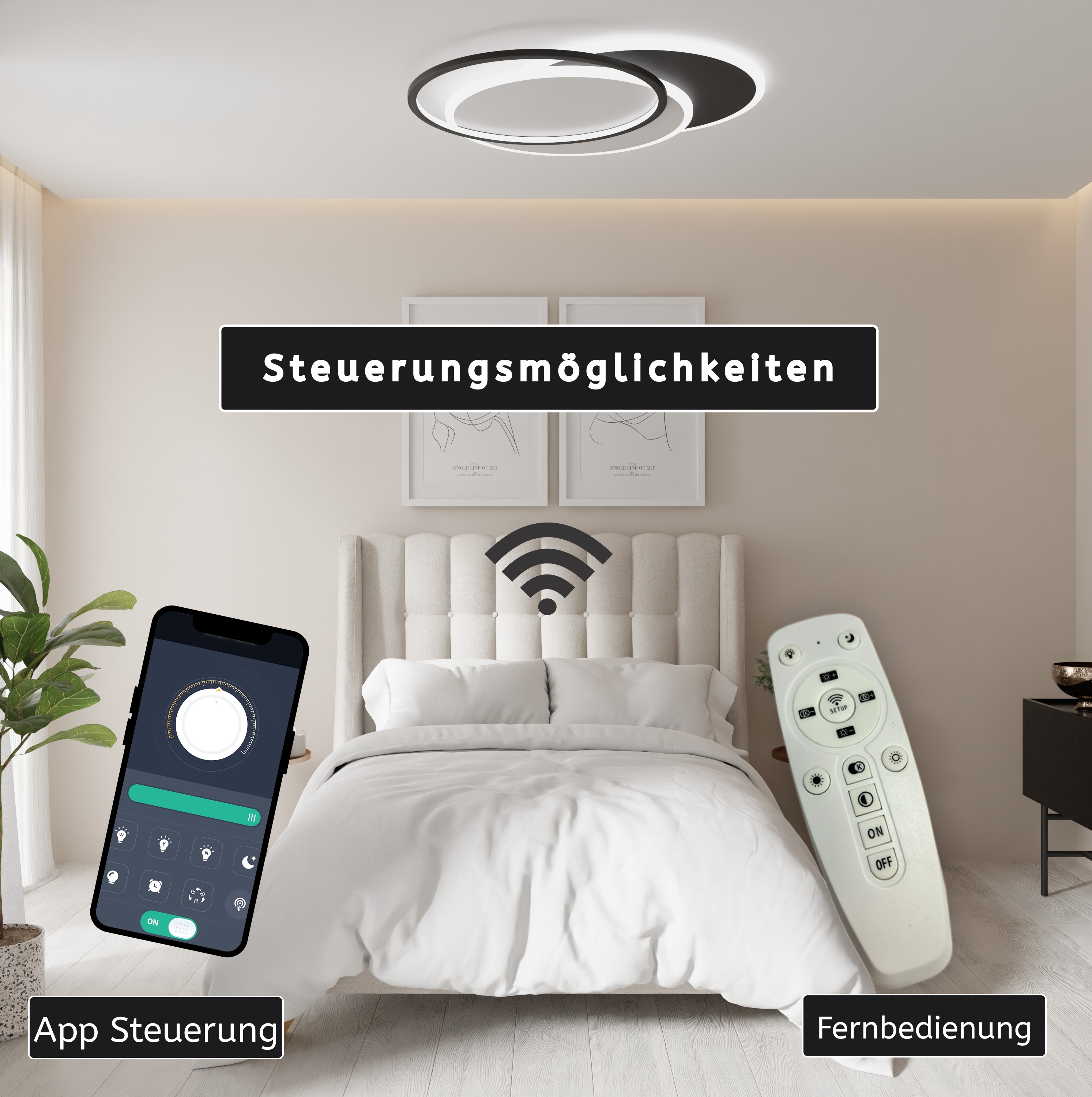 LED Deckenleuchte oval – ORBIT GLOW LM5936