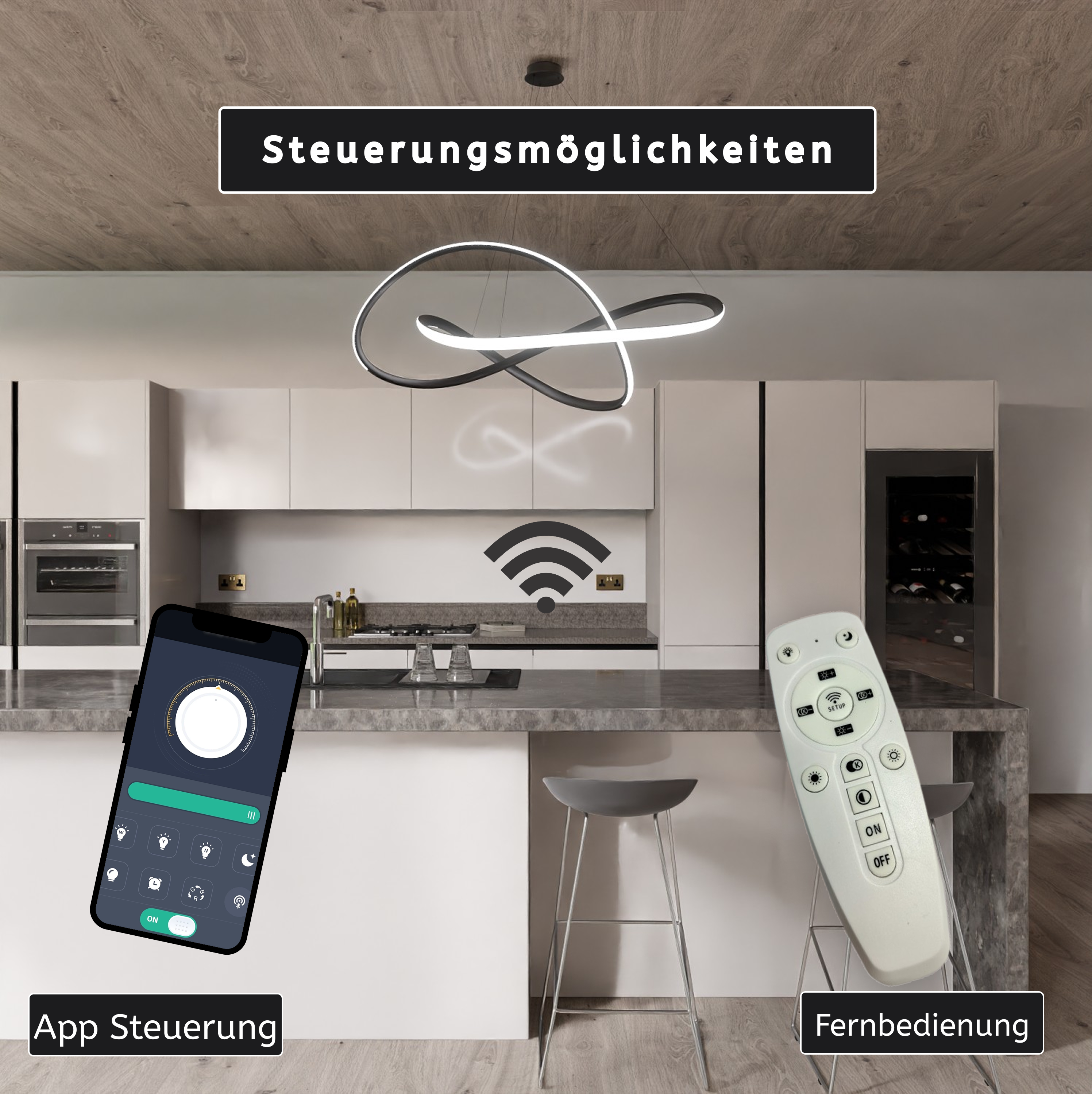 LED Pendelleuchte Infinity-Design – INFINITY GLOW LM8266